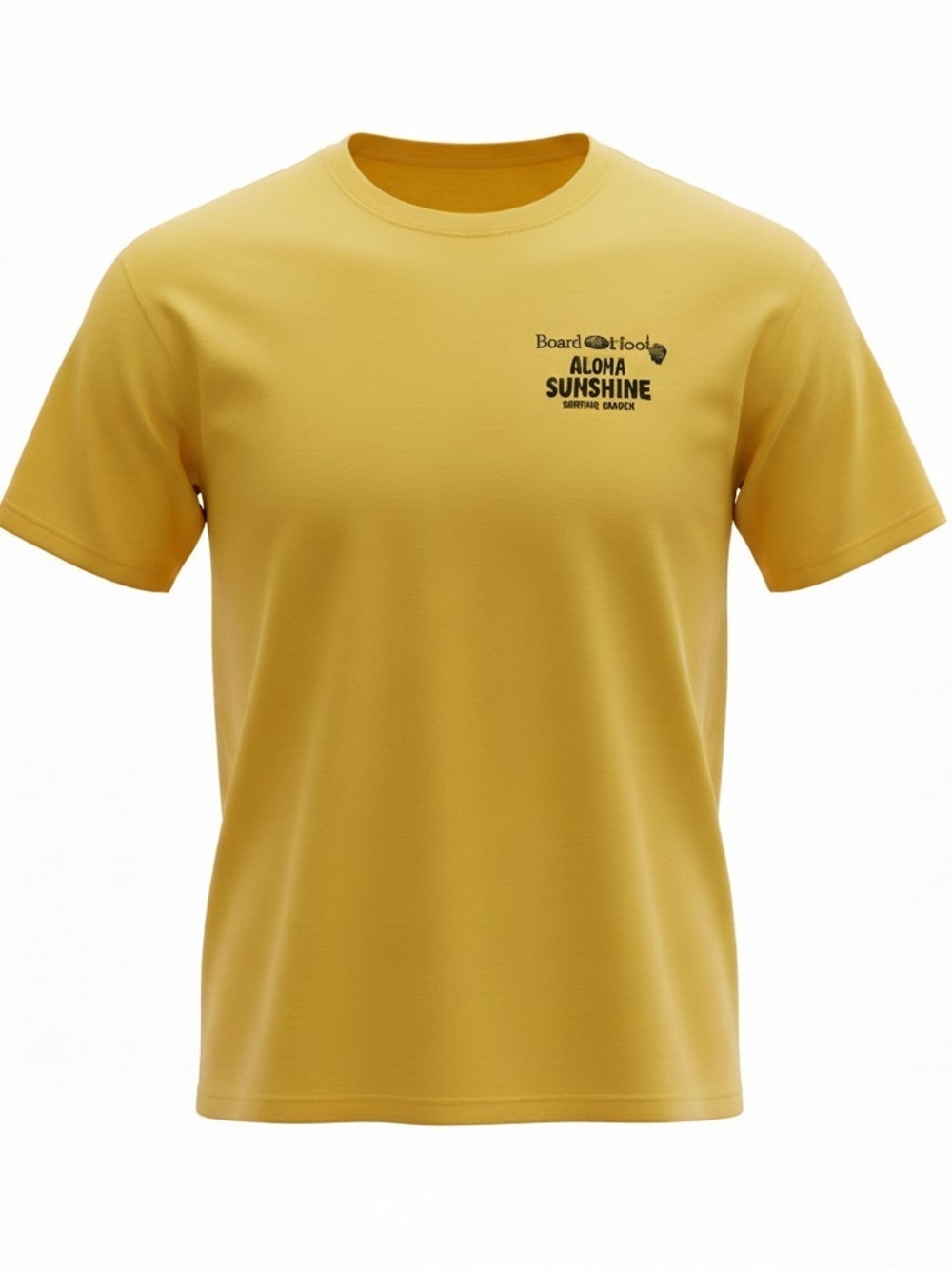 Yellow Graphic Tee - Polynesian Paradise